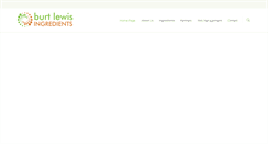 Desktop Screenshot of burtlewisingredients.com